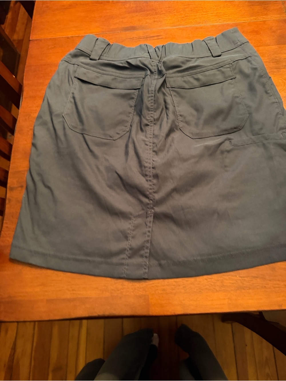 Duluth Trading Co. Women's Navy Blue Utility Skort